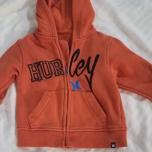 Hurley Kids Burnt Orange Hoodie